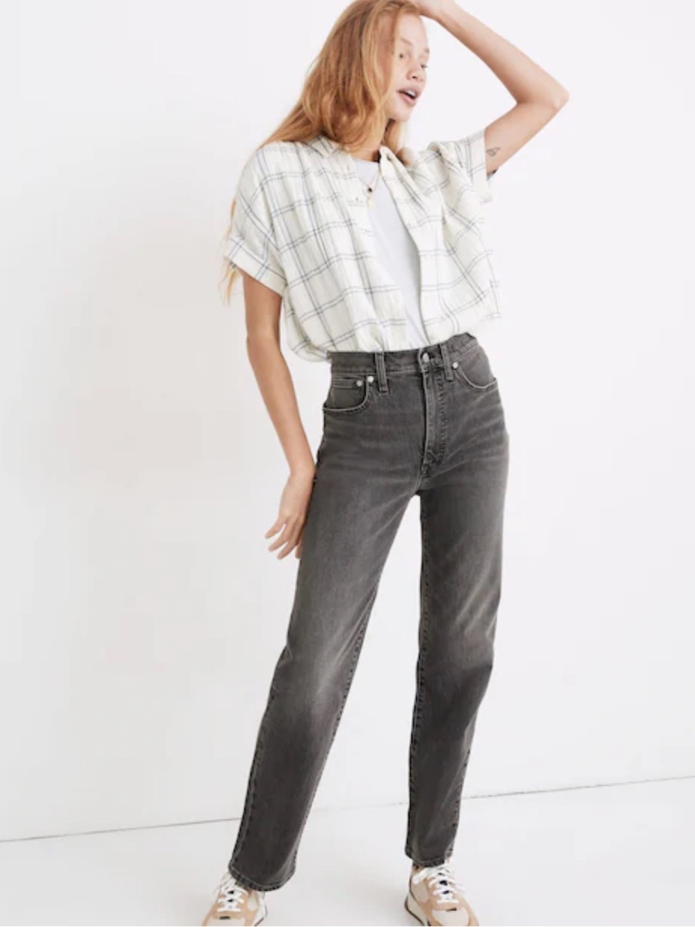 Madewell The Perfect Vintage Straight Jean in Cosner Wash 24